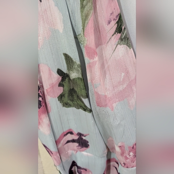 NWT Asymmetrical Tiered Chiffon Dress Size 16 - Picture 6 of 9